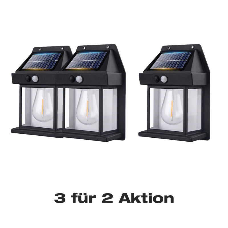 🐺✨ 2 kaufen, 1 gratis! Bewegungs-Sensor Solar-Wandleuchte in Wolfram-Design – automatisch, wetterfest & energieautark. Perfekte Sicherheitsbeleuchtung für Garten und Eingang. 🌞🔋