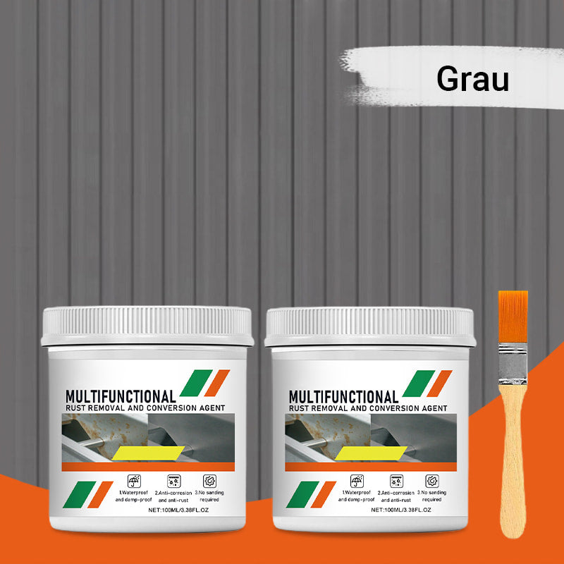 💎 50% RABATT! 💎 Rostentferner & Konversionsfarbe 2-in-1 – Sofortige Wirkung, Langfristiger Korrosionsschutz 🛠️🛡️