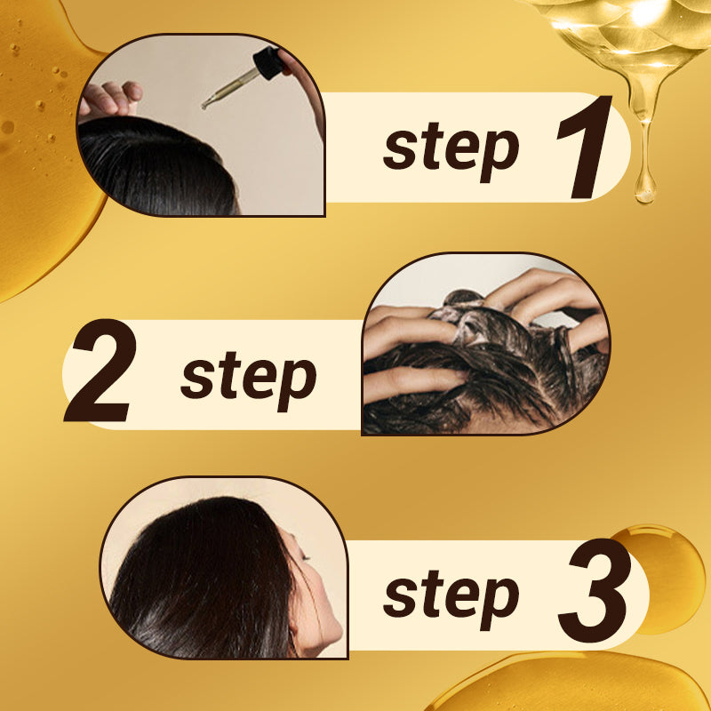 🌟Verzichte auf Shampoos! Dieses Premium-Haaröl ist Haarmaske, Serum und Haarwuchsserum in einem. 💦