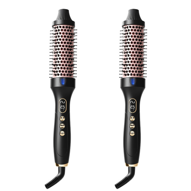 📢📢50 % Rabatt!!+2 Artikel = kostenloser Versand ⏰💇♀️ 32 mm Ionen-Heizbürste für Locken & Volumen – Glätt- und Stylingbürste für Pony & Ansatz 🎀✨