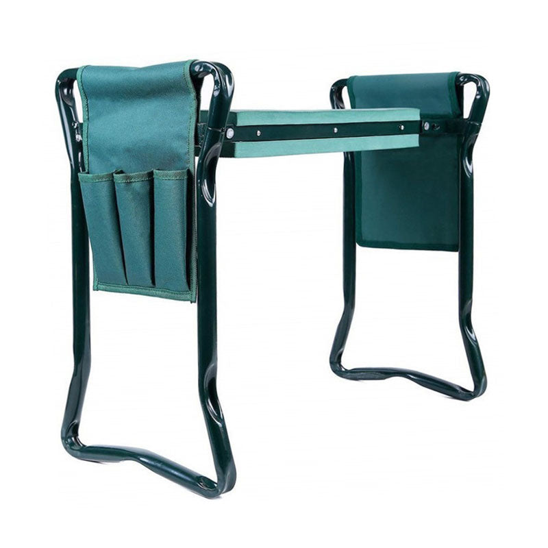 Klappbarer Gartenhocker zum Sitzen und Knien