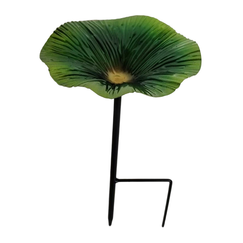 Lebendiger Gartenblumen-Stab-Vogelfutterspender