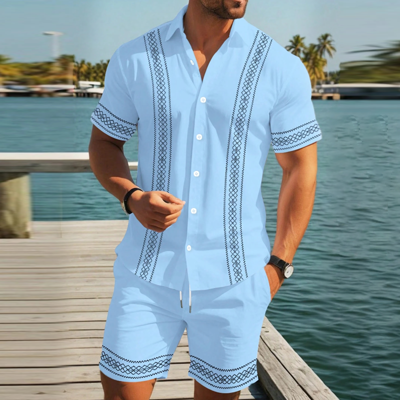 đ 50% RABATT! 2026 Herren-Set aus Kurzarmhemd & Shorts mit Blumenmuster â Leichter Stoff, Lässiger Schnitt & Perfekt FĂźr Warme Sommertage âď¸