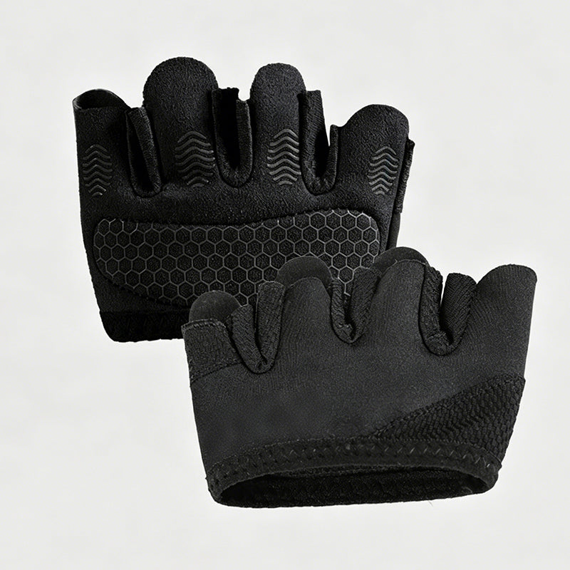 Rutschfeste, atmungsaktive Halbfinger-Trainingshandschuhe