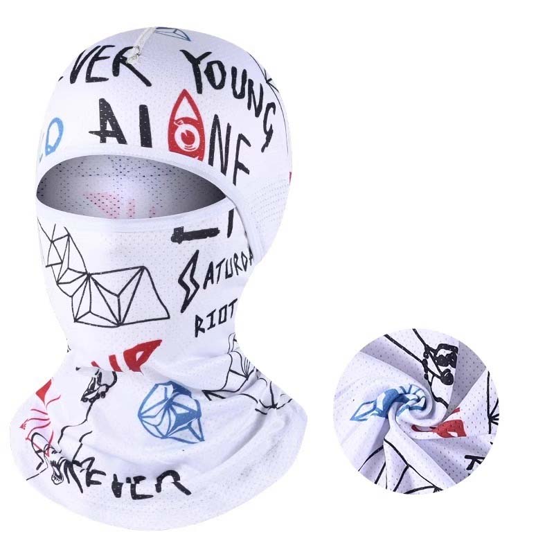 Eisgekühlte Sturmhaube mit UV-Schutz
