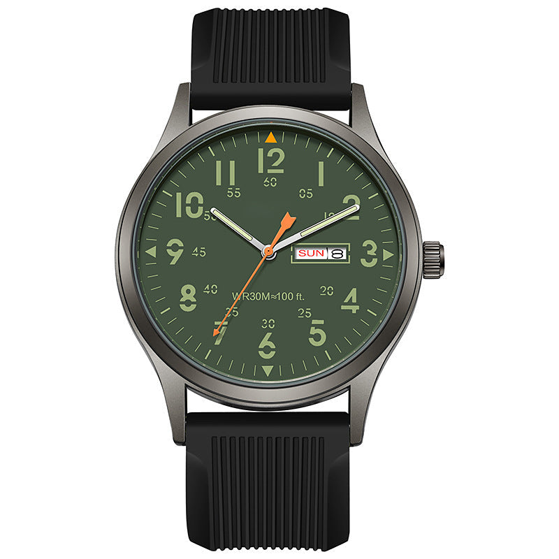 ⏳Zeitlich begrenztes Angebot⏰ Herren-Quarzuhr mit Leuchtanzeige – Doppeltes Leuchten, 30M Wasserresistent, Datumsanzeige 🕶️