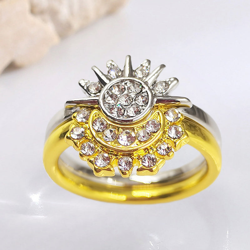 💍 50% RABATT! 🌙 Himmlisches Paar-Ring-Set – Verstellbare Ringe mit Gravur-Option – Perfekt als Liebesbeweis oder Freundschaftsring – elegantes Design für zwei ❤️✨