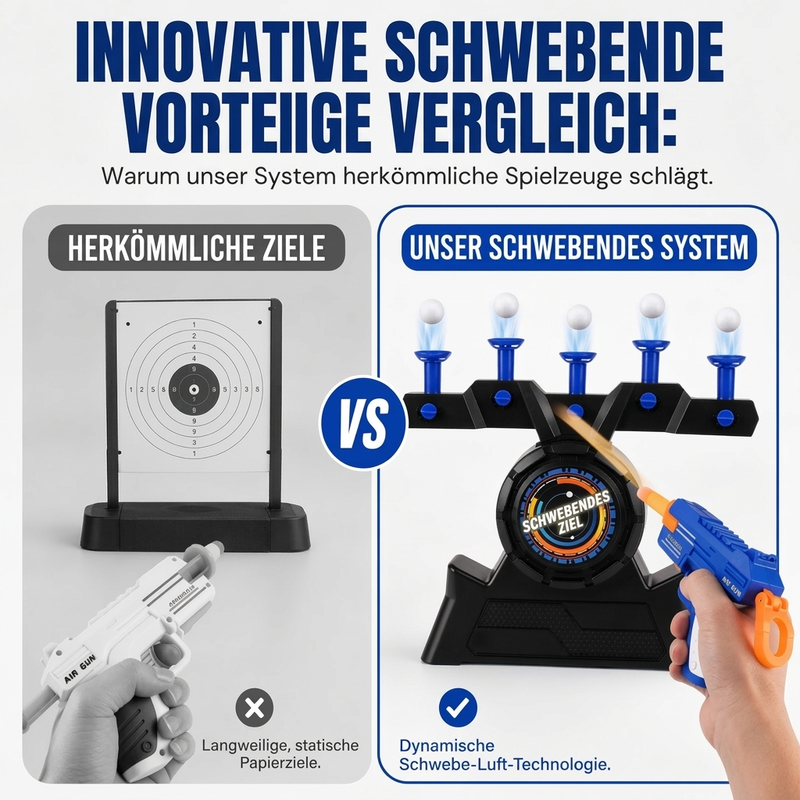 ⏳Begrenzte Zeit 50% Rabatt💥Elektrisches schwebendes Ball-Schießziel-Spielzeug mit USB-Stromversorgung