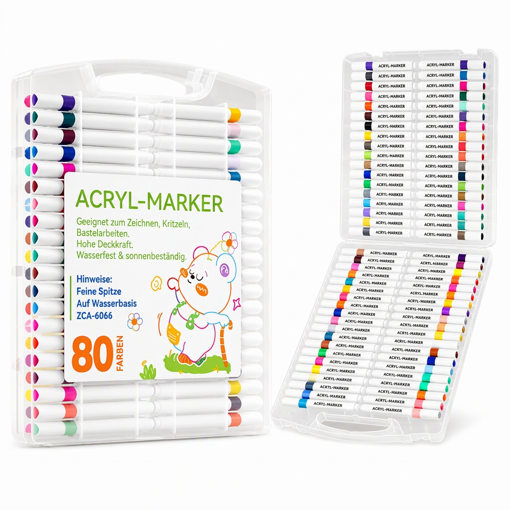 ⏳Begrenzte Zeit 50% Rabatt💥Acrylmarker-Stift-Set mit Aufbewahrungsetui zum Zeichnen