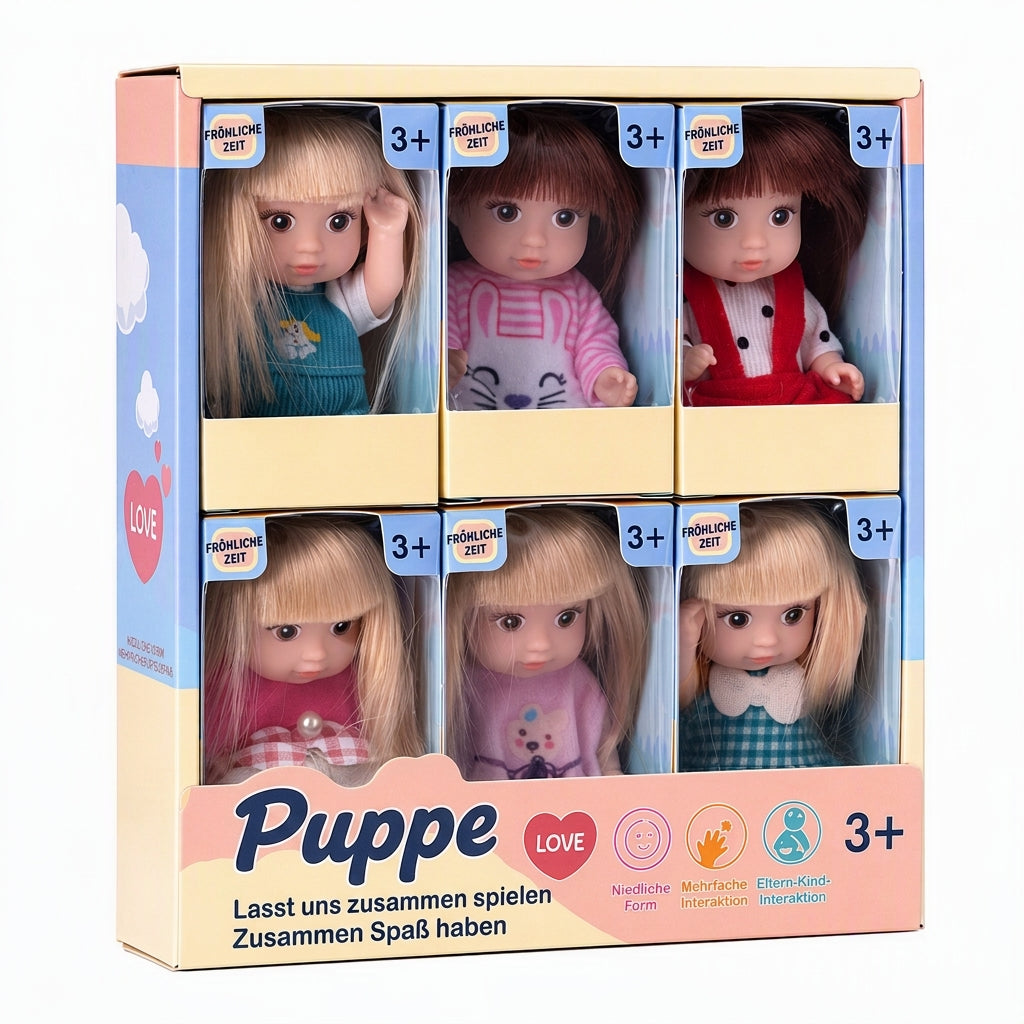 👑 Begrenzte Zeit 50% Rabatt 🎀 Realistisches Spielset mit Mädchenpuppe