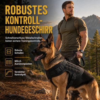 ⏳Begrenzte Zeit 50% Rabatt💥Schnellverschluss-Taktikgeschirr für mittelgroße und große Hunde