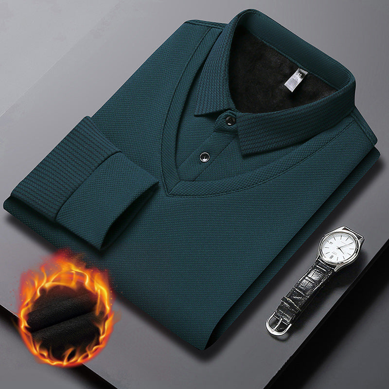 👔👔2025 neuestes Modell🔥🔥Gestreiftes Revers Fake Zweiteiliges Hemd