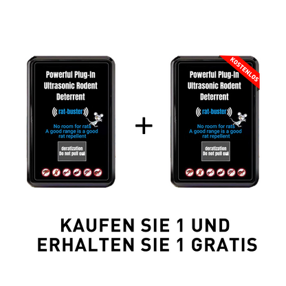 ⏳Begrenzte Zeit 50% Rabatt💥Leistungsstarkes Plug-In-Ultraschall-Nagetierabwehrmittel