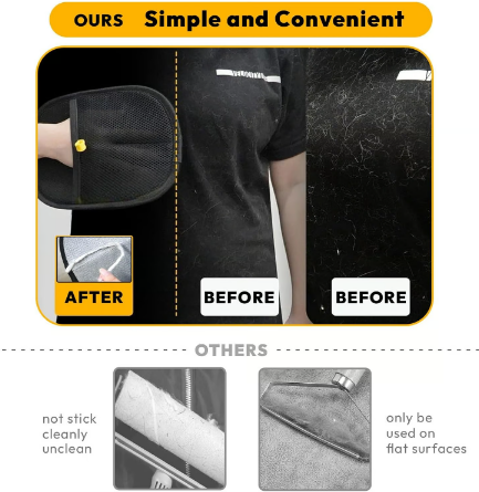 Antistatische Handschuhe zum Enthaaren von Haustieren