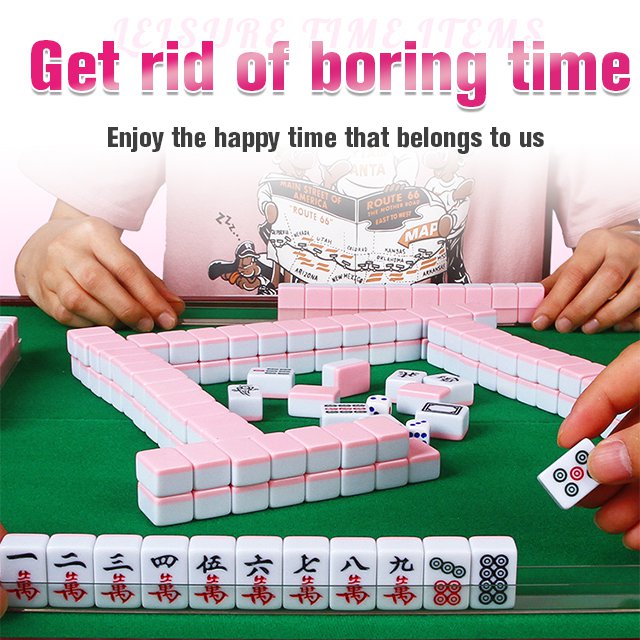 24mm Mini-Mahjong-Spielstein-Set