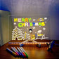 🎄Weihnachtsaktion 50% Rabatt🎁Kreatives wiederbeschreibbares Acryl-LED-Nachrichtenschild