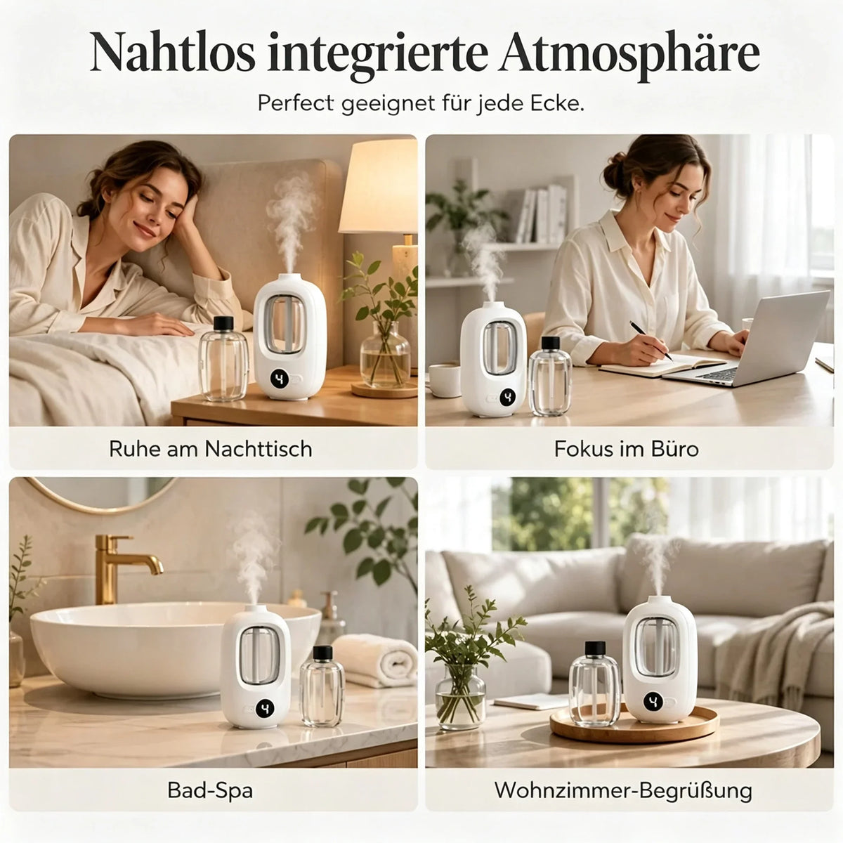 💥🎁Neu und grad 50% günstiger!🎉💖Nervt dich trockene Luft und müffeliger Geruch? Dieser automatische Aroma-Diffuser macht sofort frische Luft – echt ein super Geschenk für Familie & Freunde!