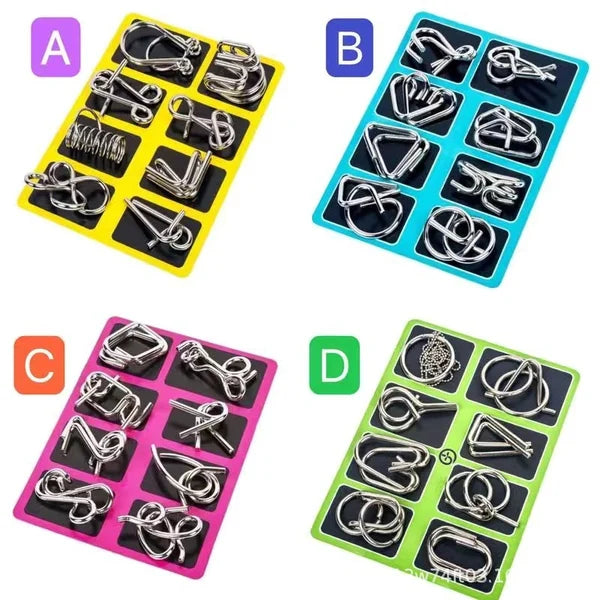 🧠 Zeitlich begrenztes Angebot: 50% RABATT!!!🧠🔠 Metall-Montessori-Denkspiel