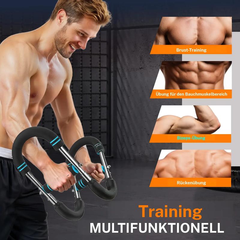 Einstellbare Gewichtsstange für Armtrainer, Arm und Rumpfkrafttrainingsgeräte, tragbares Trainingsgerät für Home Gym und Fitness