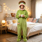 Eleganz braucht keine Worte 🐟Kuscheliger Pyjama aus Korallenfleece mit Figuren🧸