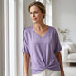 👕🌸 50% RABATT! Lässiges, lockeres V-Ausschnitt-Oberteil für Damen – Entspannt, schick & perfekt für warme Tage 🍂