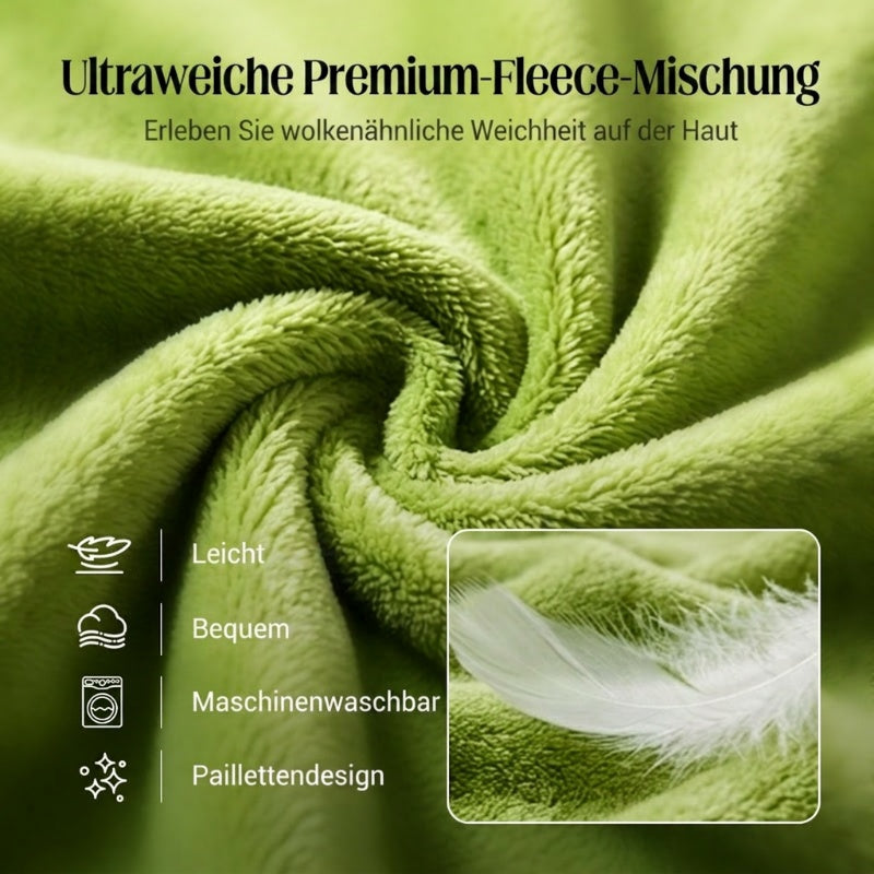 Eleganz braucht keine Worte 🐟Kuscheliger Pyjama aus Korallenfleece mit Figuren🧸