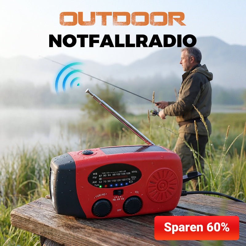 📻⚡【49% Rabatt】Solar-Kurbel Notfallradio – Mit Powerbank, Wetteralarm, USB & 7 Tage Akku. Wasserdicht & robust für Outdoor/Krise. 🌞🔋 Jetzt unschlagbares Angebot sichern!
