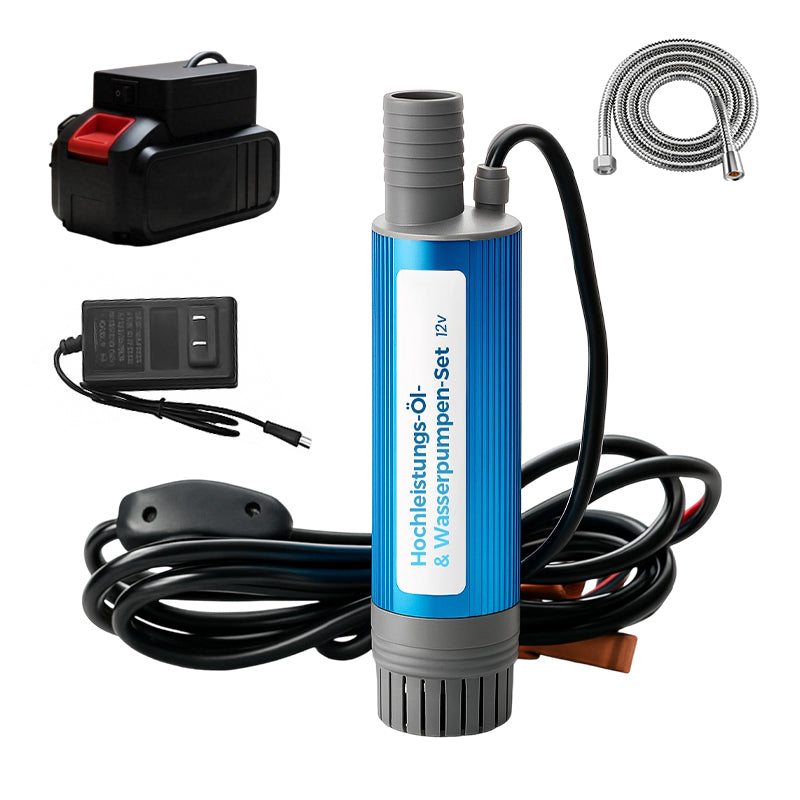 🔋 50% RABATT! ✨Hochleistungs-Öl- & Wasserpumpen-Set