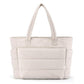 💜Begrenzter Verkauf 50 % RABATT 👜Wasserdichte Luftpolstertasche für Damen, 20 l, flauschige Tragetasche, gesteppte Laptop-Schulterhandtasche