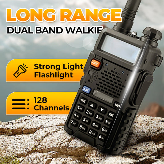 ⏰ Nur jetzt 50 % Rabatt! 🔥📡 UV-5R Amateurfunkgerät für große Entfernungen, UV5R Zwei-Wege-Funkgerät, Dualband-Walkie-Talkie