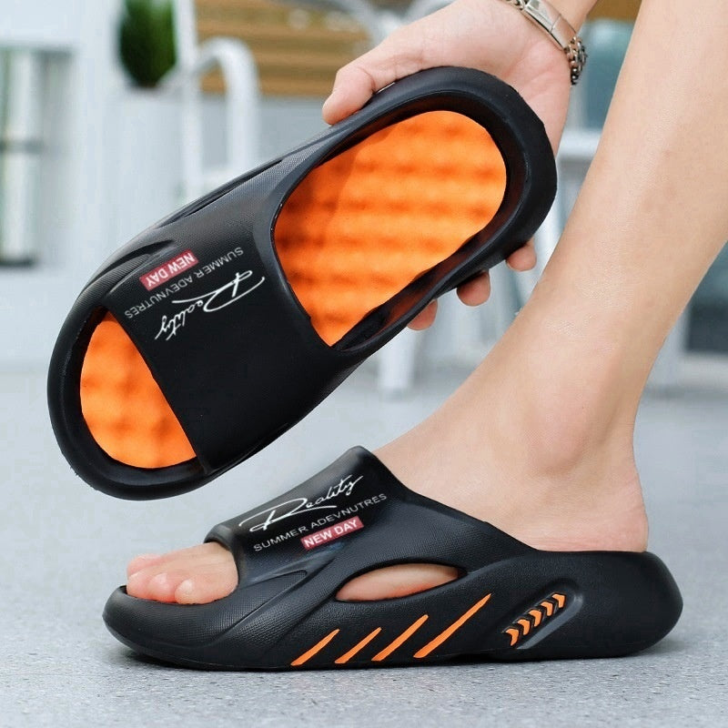 💥67% SPAREN 🦶Rutschfeste Cloud-Pantoletten für Herren mit dicker Sohle🌊Erfrischend und hautfreundlich