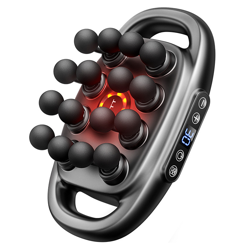 🔥Weihnachtsverkauf – bis zu 50 % Rabatt🎅Multifunktionale, automatische Massagepistole mit 12 Köpfen