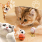 🔥Solange der Vorrat reicht 50 % Rabatt!🎉Interaktiver Katzen-Hüpfball mit Feder