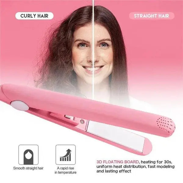 💇Professioneller 2-in-1 Keramik-Lockenstab – 30 Sekunden schnelle Aufheizung, intelligente Temperaturkontrolle für gesundes Haar