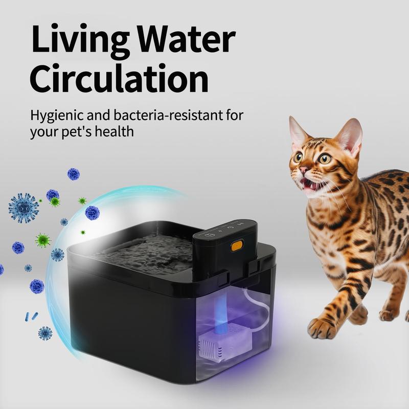 Intelligenter Katzen-Trinkbrunnen mit Bewegungssensor