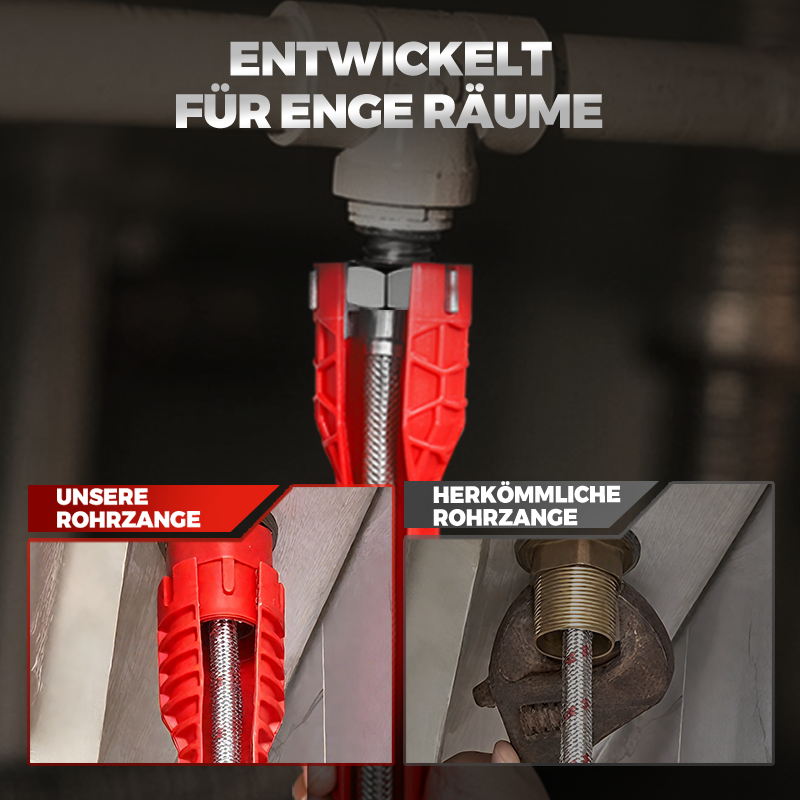 🔧 50% RABATT! 🚰 Multifunktions-Spülbeckenschlüssel – Der Alleskönner für Küche & Bad – Für verrostete Muttern, enge Stellen & Standardgrößen – robust, rutschfest und unverzichtbar im Haushalt 🛠️