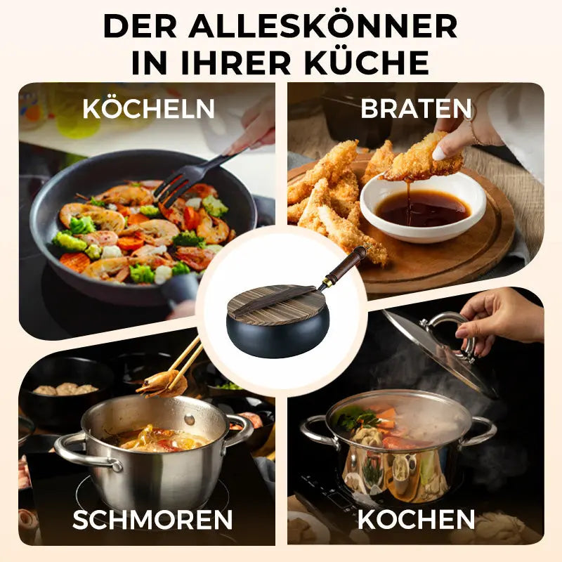 🔥 LIMITIERTES ANGEBOT: Schwere Gusseisen-Bräter (unbeschichtet) 40% reduziert! Nur solange der Vorrat reicht! 🔥