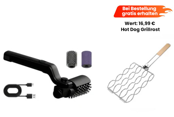🔥🔥🍖 50% Rabatt  ⚡️Kabelloser elektrischer Grillbürstenreiniger🍔Es gibt derzeit auch günstige Kombi-Angebote💪