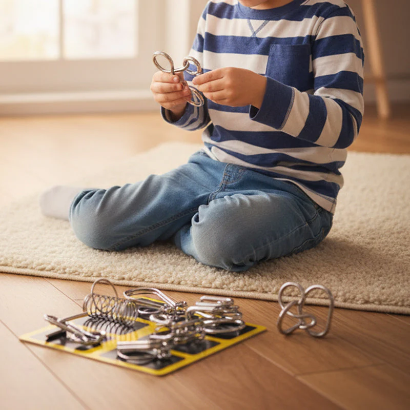 🧠 Zeitlich begrenztes Angebot: 50% RABATT!!!🧠🔠 Metall-Montessori-Denkspiel