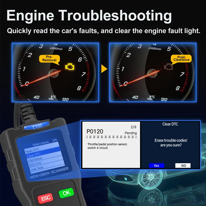 🔋 50% RABATT! ✨ BT100 Autobatterietester - 12V Lasttester mit LCD-Display & Druckfunktion für Fahrzeugdiagnose 🚗⚡