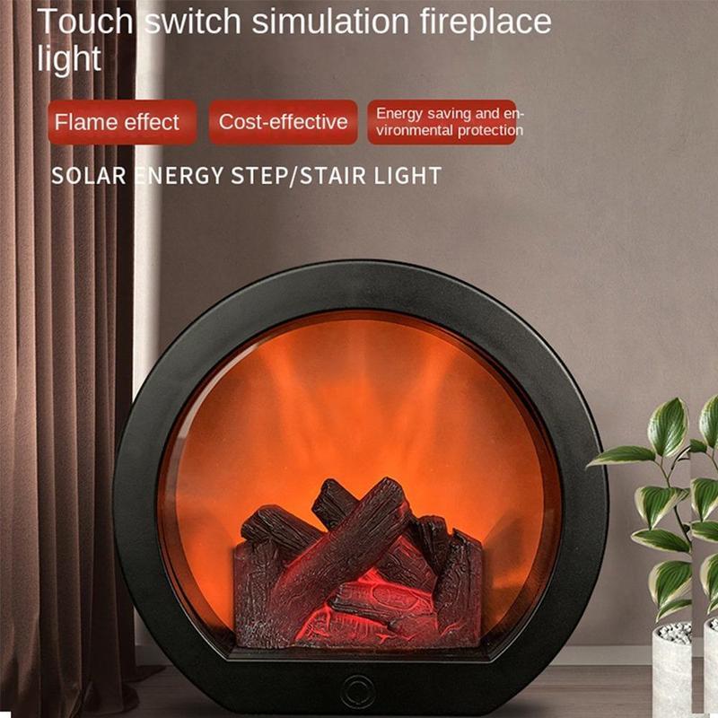 🔥🔥LAST DAY-KAMPANJ - 49% RABATT🔥Flamlös LED-eldstad Dekorativ lanternlampa