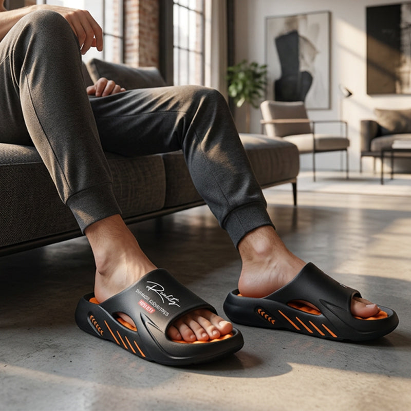 💥67% SPAREN 🦶Rutschfeste Cloud-Pantoletten für Herren mit dicker Sohle🌊Erfrischend und hautfreundlich