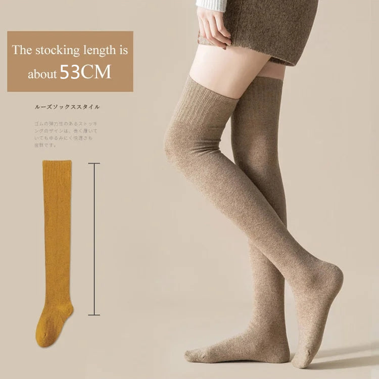 🧦 Über-die-Knie-Thermo-Socken – Warm bis -10℃ durch den Winter!