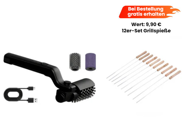 🔥🔥🍖 50% Rabatt  ⚡️Kabelloser elektrischer Grillbürstenreiniger🍔Es gibt derzeit auch günstige Kombi-Angebote💪