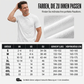 👕🔥 Herren-T-Shirt – strukturierter Aufdruck, reine Baumwolle, lockere Passform. 50% RABATT!
