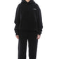 Unisex-Set aus einfarbigen Oversize-Hoodies und Jogginghosen