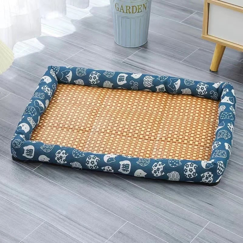 Eis-Rattan-Kühlbett für Katzen/Hunde