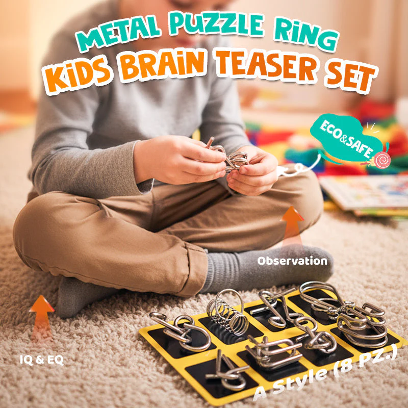 🧠 Zeitlich begrenztes Angebot: 50% RABATT!!!🧠🔠 Metall-Montessori-Denkspiel