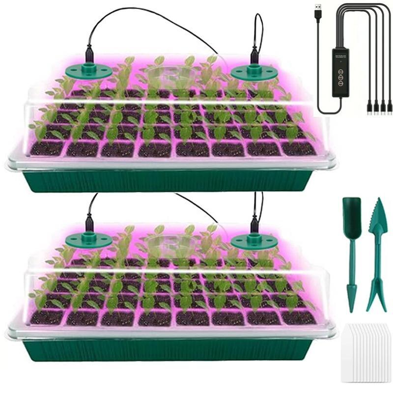 LED Anzuchtbox mit Timer & Dimmer – Pflanzensaatkasten mit Licht 🌱💡