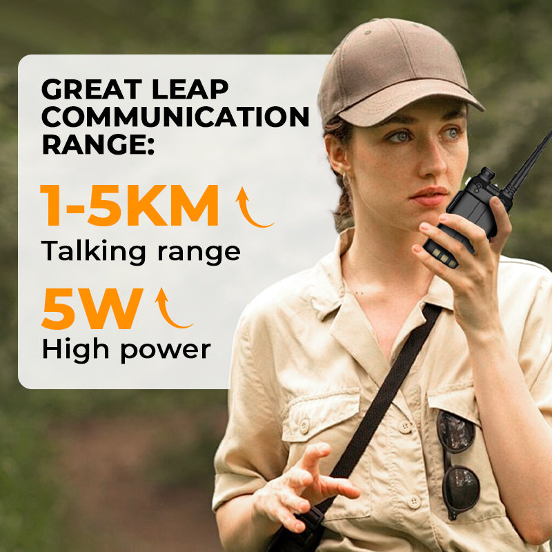 ⏰ Nur jetzt 50 % Rabatt! 🔥📡 UV-5R Amateurfunkgerät für große Entfernungen, UV5R Zwei-Wege-Funkgerät, Dualband-Walkie-Talkie